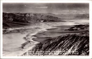 Real Photo Postcard Death Valley and Mt. Whitney From Dantes View California