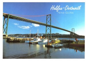 Large 5 X 7 inch, Muray MacKay Bridge, Halifax-Dartmouth, Nova Scotia