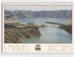 Postcard Sete Cidades Lakes, S. Miguel, Portugal