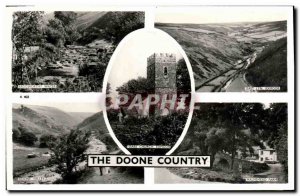 Old Postcard The Doone Contry Badgworth East Lyn Farm Malmshead