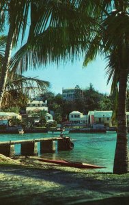 Vintage Postcard 1965 Flatts Inlet in Smith's Parish Bermuda Pirate Port