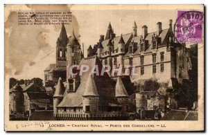 Postcard Old Royal Castle Loches Porte des Cordeliers