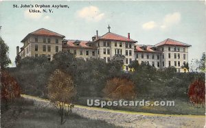 St John's Orphan Asylum - Utica, New York