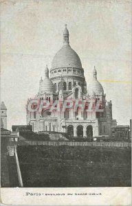 Old Postcard Paris Basilica of the sacred heart