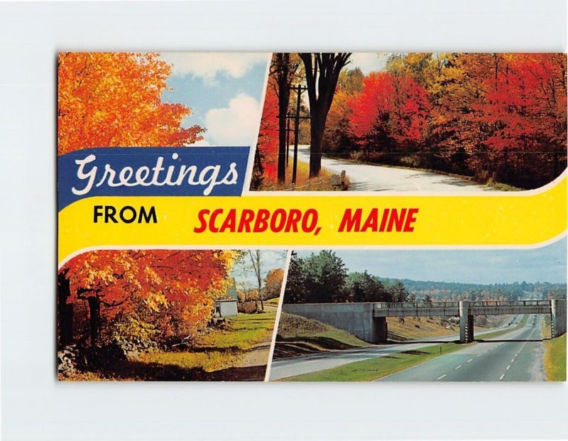 Postcard Greetings From Scarboro, Maine