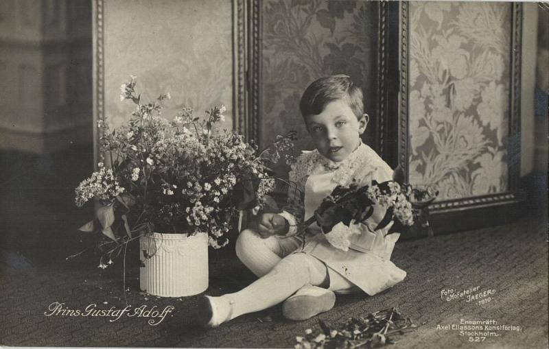 Prince Gustaf Adolf, Duke of Västerbotten (1910) Swedish Royalty RPPC Postcard
