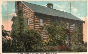 Vintage Postcard 1921 Oldest House Built In 1796 In Dayton Ohio Meiler Series