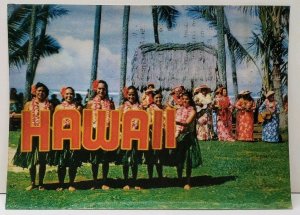 3D Lenticular Hawaii KODAK HULA SHOW Visitors Favorite Postcard B6