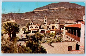 1970 Death Valley California CA Vintage Postcard Scotty Castle National Monument