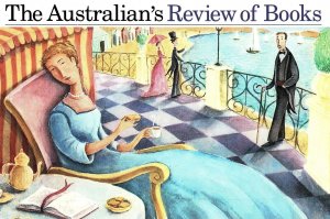 CONTINENTAL SIZE POSTCARD THE AUSTRALIAN'S REVIEW OF BOOKS