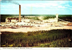 Thompson, Manitoba Canada  NICKEL PRODUCTION  Manufacturing Plant  4X6 Postcard