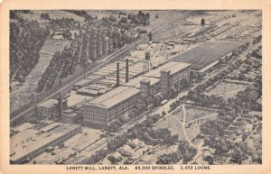 Lanett Alabama Lanett Mill Birds Eye View Vintage Postcard AA32187