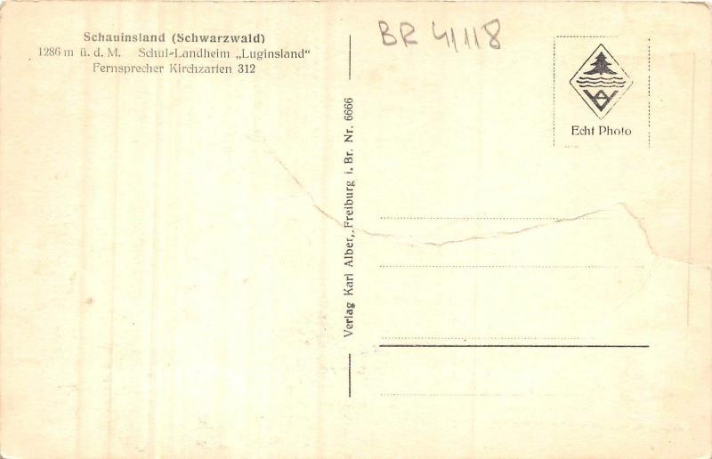 BR41118 Schauinsland landhetm luginsland    Germany
