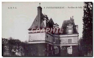 Old Postcard Fontainebleau Sully Pavilion