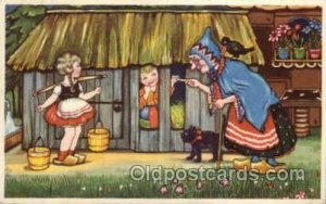 Hansel & Gretel 1941 crease right bottom corner postal used 1941