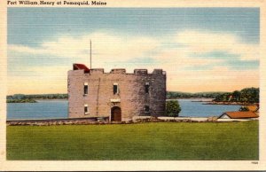 Maine Pemaquid Fort William Henry