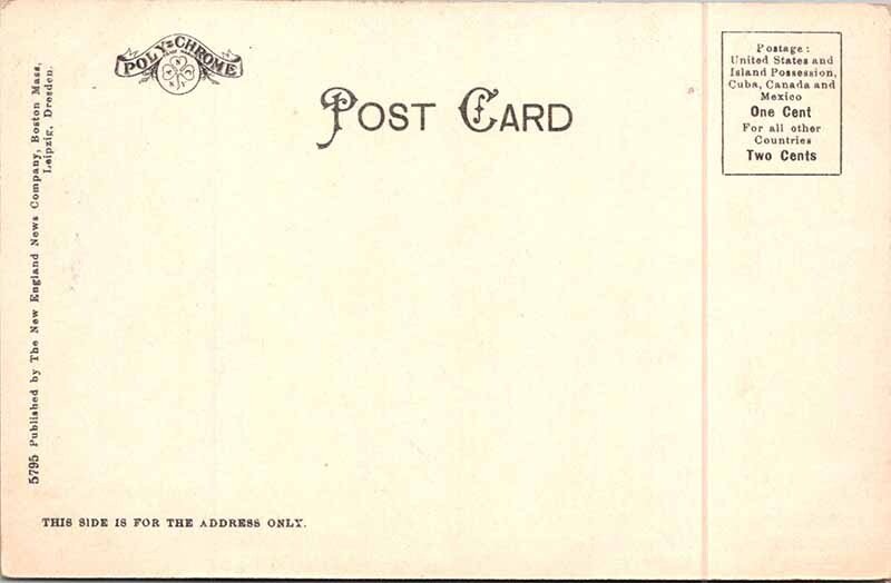 Postcard MONUMENT SCENE Boston Massachusetts MA AM7368