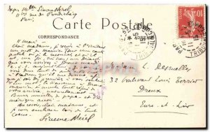 Paris Postcard Old Fountain medicis