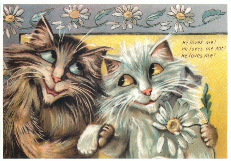 Cats in Love Mayfair Cards of London postcard