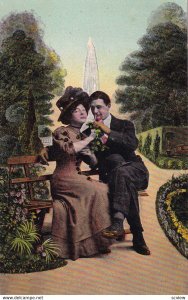 Couple On Bench, 1900-1910s