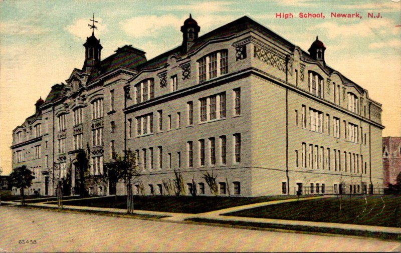 New Jersey Newark High School 1912