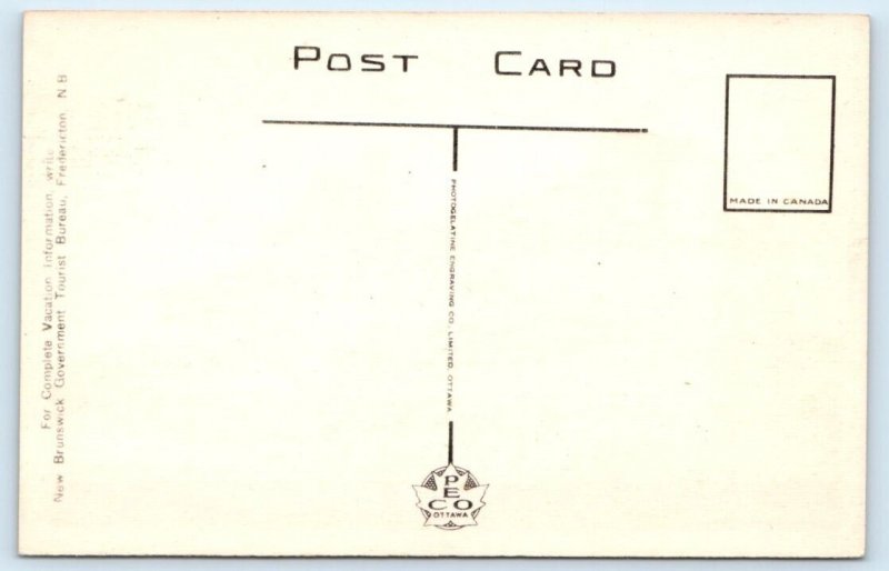 C.P.R. Station McAdam New Brunswick CANADA Postcard