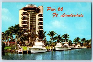 Miami Florida FL Postcard FT. Lauderdale Unique Building Breathtaking View c1972