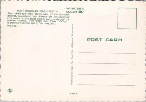 Port Angeles WA Washington Widsteen's First National Unused Vintage Postcard D52