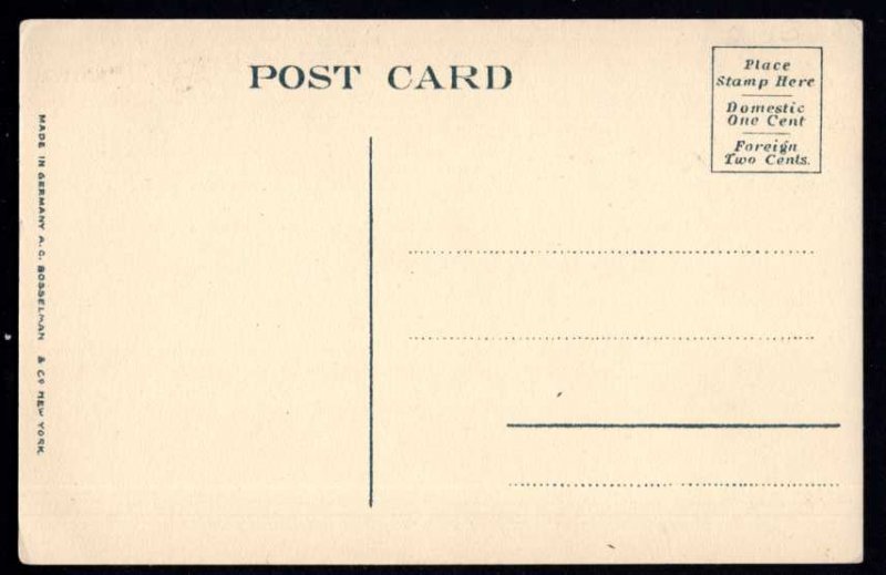 Ohio CLEVELAND Garfield Memorial Monument Divided Back