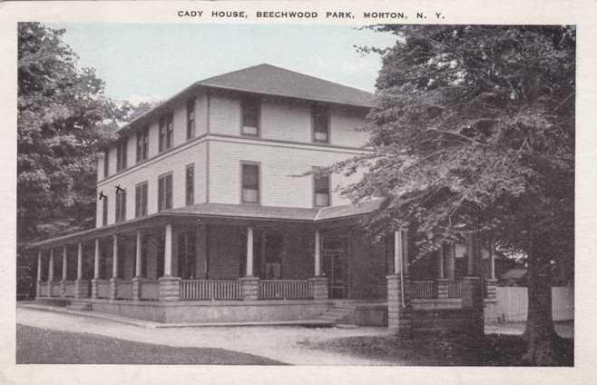 The Cady House in Beechwood Park - Morton NY, New York - pm 1931 - WB