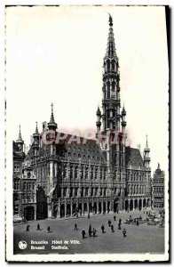 Old Postcard Brussels City Hotel