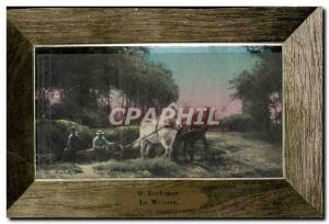 Old Postcard Fancy Eerleman The Cheavxu harvest