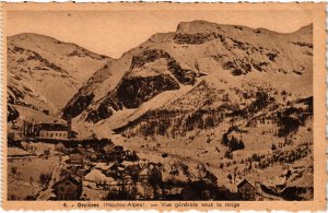 CPA Orciéres - Vue générale sous la neige (112845)