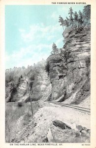 Pineville Kentucky Harlan Line Railroad Vintage Postcard AA27750