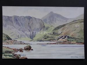 North Wales: Snowdon from Llyn Llydaw c1940's by E.T.W.Dennis