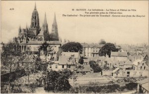 CPA BAYEUX La Cathedrale - La Prison et l'Hotel de Ville (1227899)