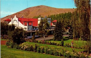 Dance Pavilion Flowers Columbia Gardens Butte Montana MT Postcard UNP Defunct