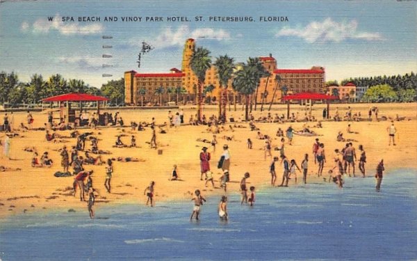 Spa Beach and Vinoy Park Hotel St Petersburg, Florida