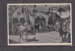 PALESTINE, ISRAEL, JERUSALEM, STREET SCENE, c1930 real photo ppc.