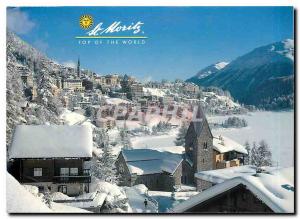 Modern Postcard St Moritz Top of the World