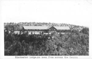 Davis West Virginia Blackwater Lodge Real Photo Antique Postcard J77665