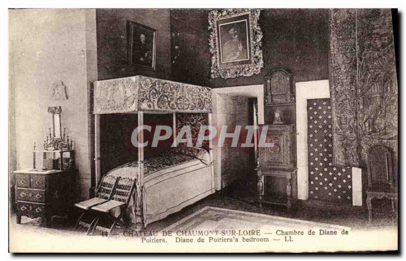 Old Postcard Chateau de Chaumont sur Loire House of Diane de Poitiers
