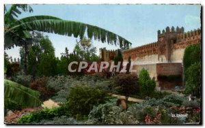 Old Postcard Rabat Jardin des Oudayas Morocco