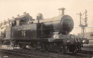 Lot 65 uk train railway Locomotive Publishing Company southern real photo