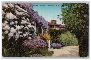 c1950's At The Carolina Pinehurst North Carolina NC Vintage Handcolored Postcard