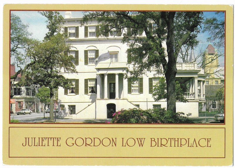 Juliette Gordon Low Founder of Girl Scouts Birthplace Savannah Georgia 4x6 Size