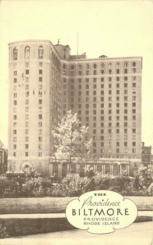 1941 Providence Biltmore Rhode Island roadside RPPC Photo Postcard 21-1460