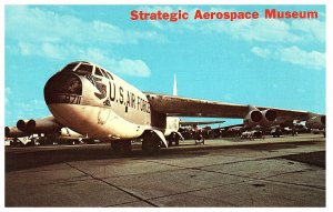 B 52 Stratofortress Strategic Aerospace Museum Bellevue NE Airplane Postcard