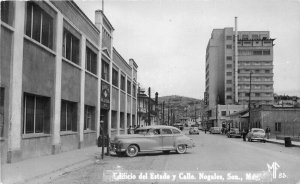 Automobiles Street Scene Nogales Sonora Mexico RPPC Photo Postcard 20-4375