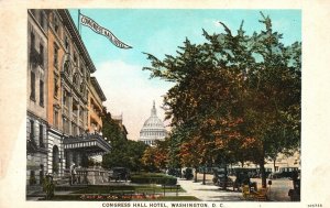 Vintage Postcard Congress Hall Hotel Cluster Beautiful Buildings Washington D.C.